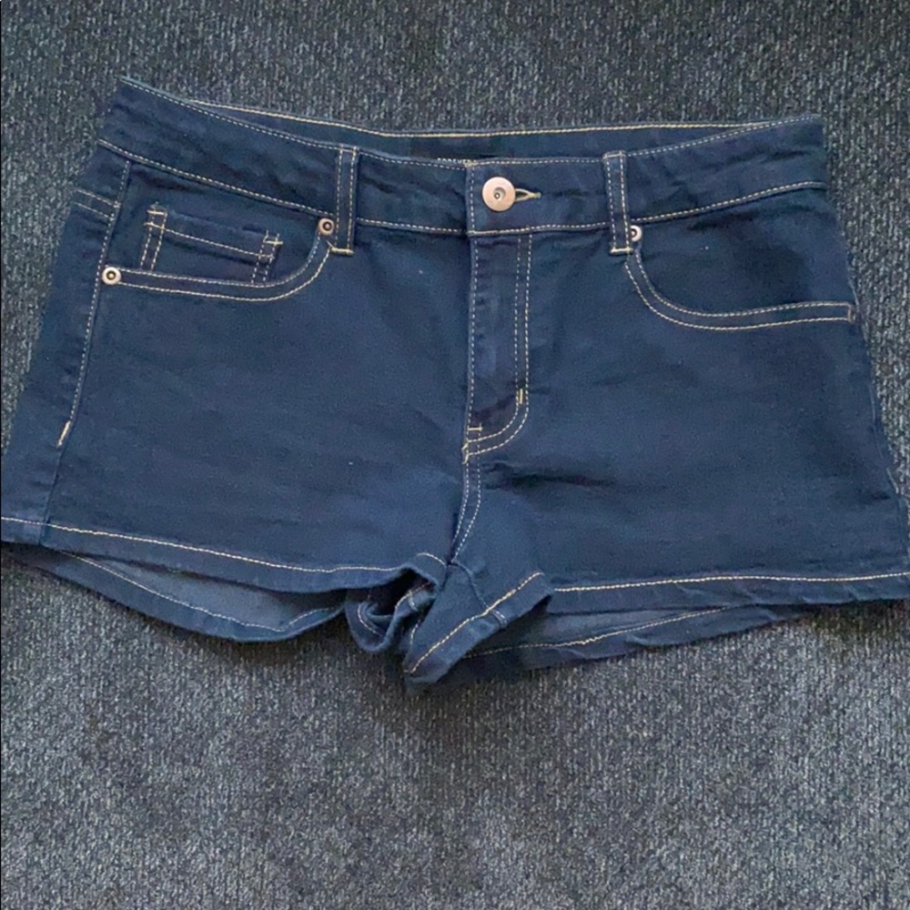 Dark blue jeans